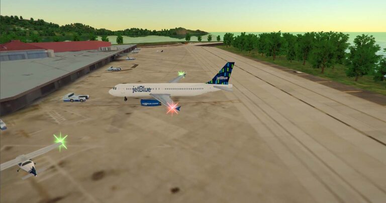 airplane flight simulator