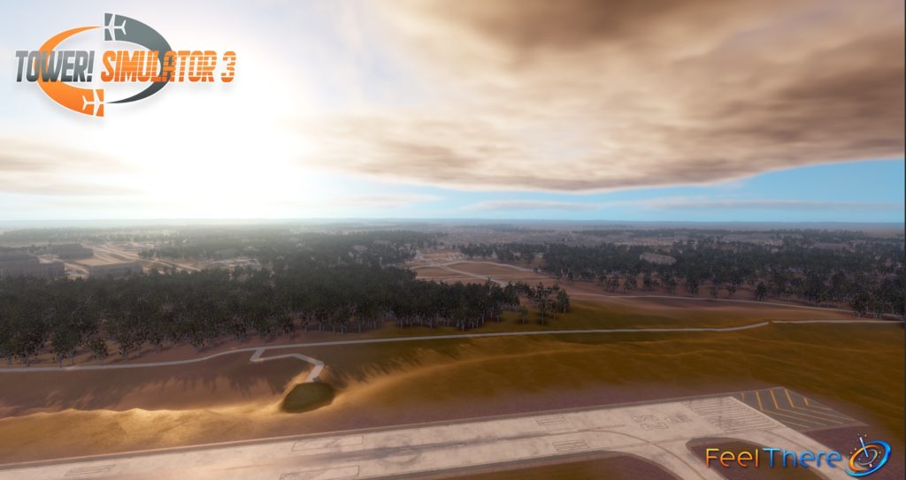 Tower! Simulator 3 by FeelThere air traffic control simulator terrain