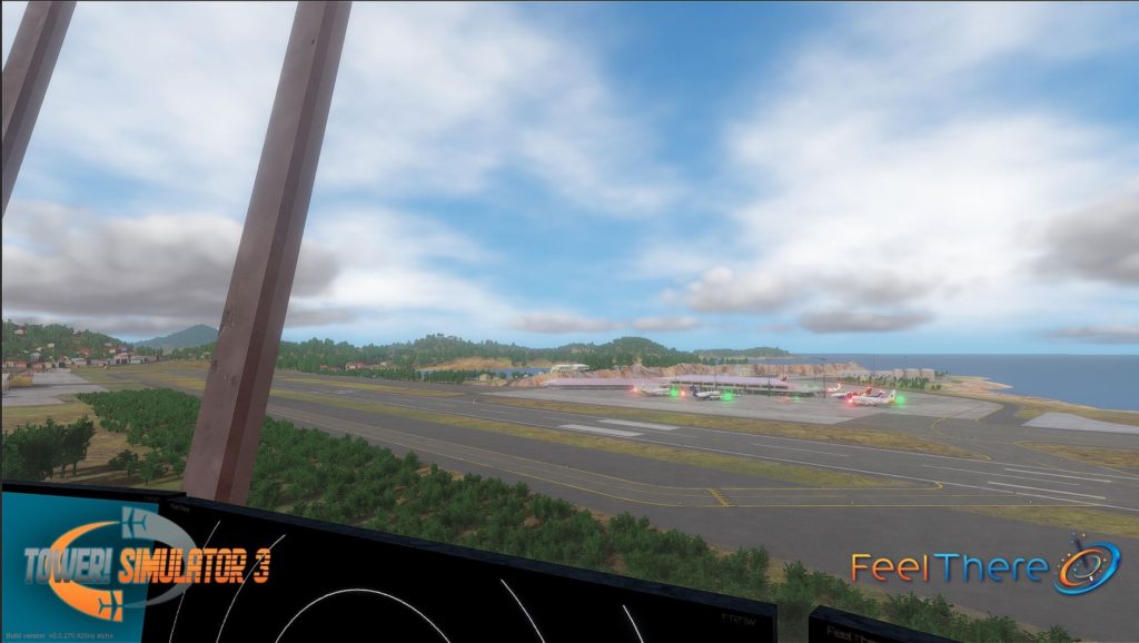 View from Tower in FeelThere atc simulator